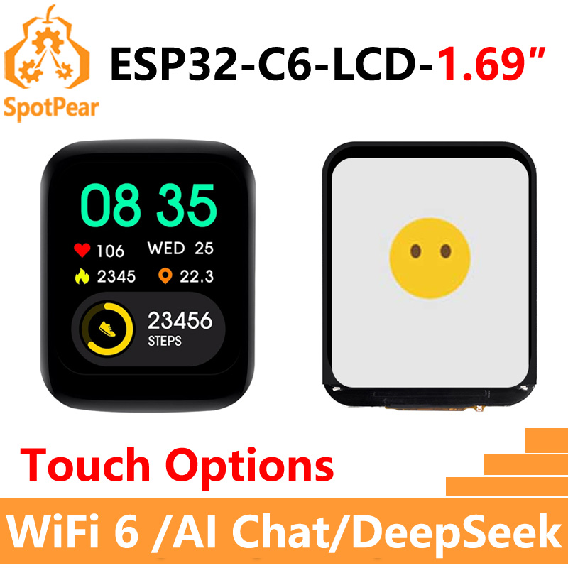 Esp32 C6 - Waveshare ESP32-C6 1.69 بوصة تعمل باللمس