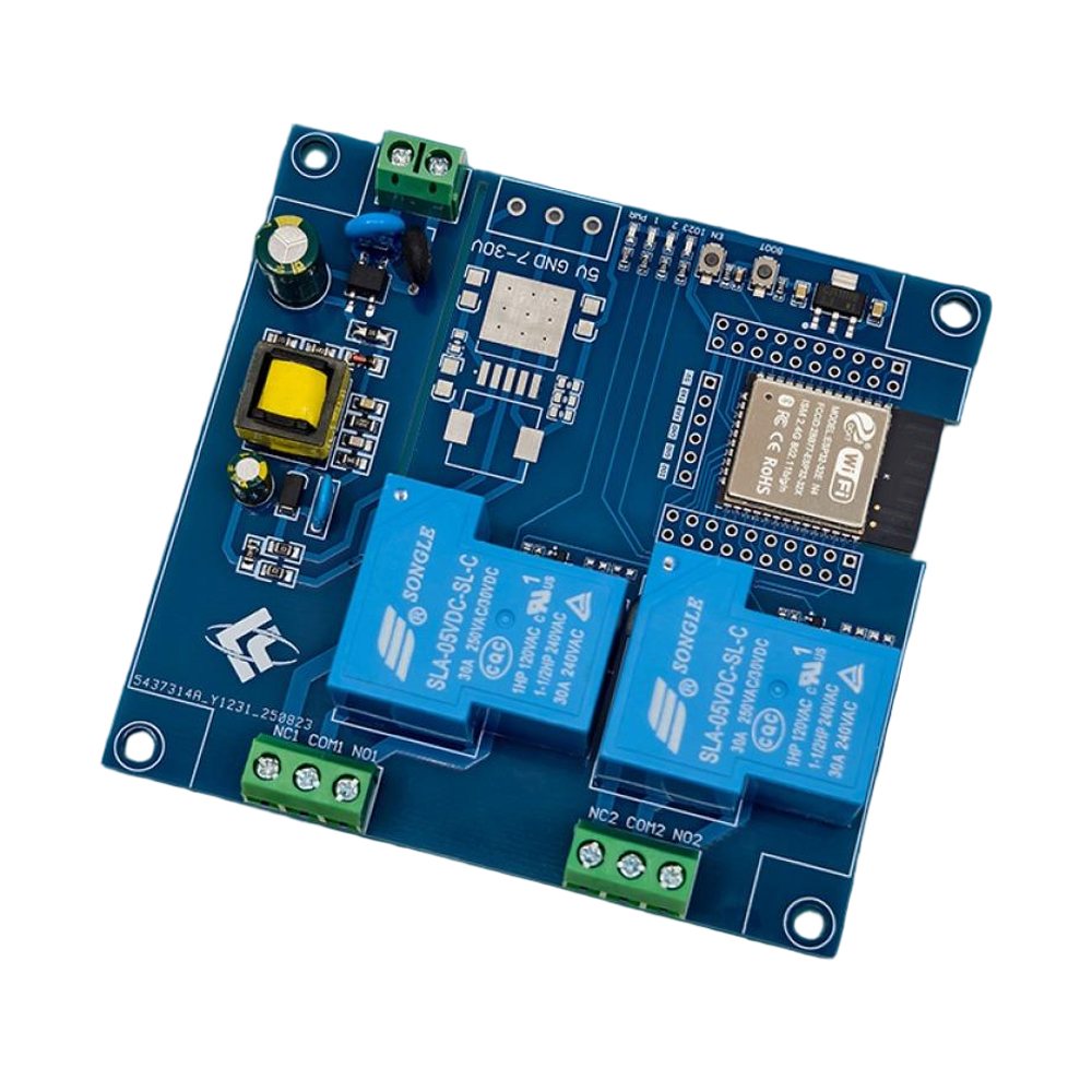 Esp32 Uart Module - ESP32 ثنائي القناة 30A وحدة التتابع