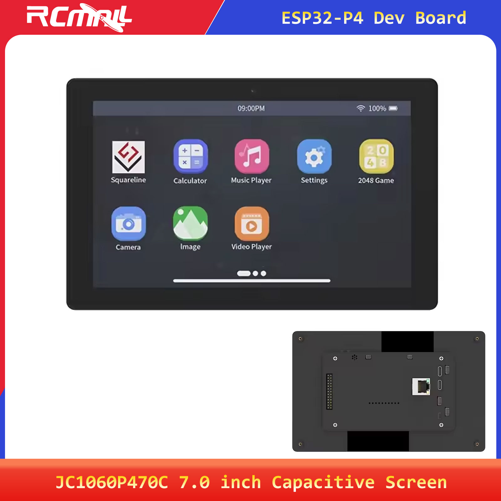 لوحة تطوير JC1060P470C بشاشة ل - مراجعة Esp32 C6 وسعره