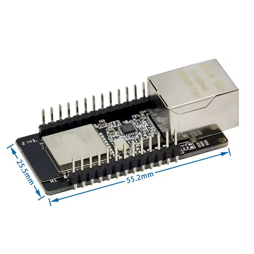 وحدة WT32-ETH01 ESP32 إيثرنت و - مراجعة Esp32 Uart Module وسعره