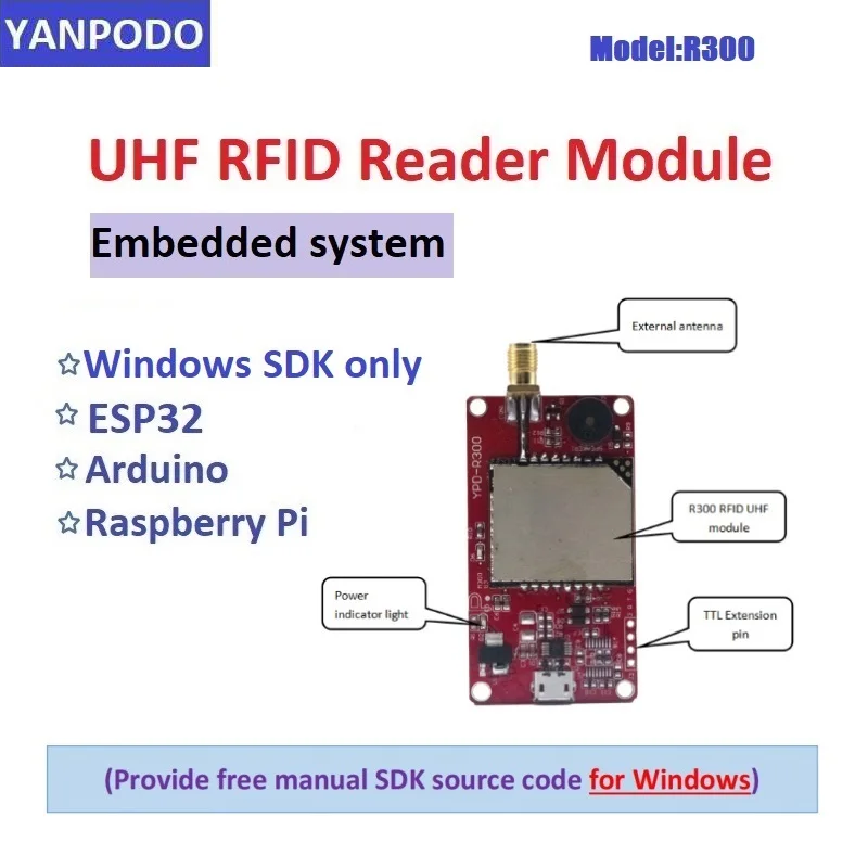 وحدة قارئ R300 UHF RFID لـ ESP - مراجعة Esp32 Uart Module وسعره