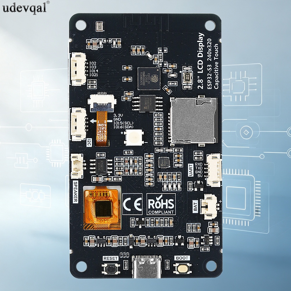 لوحة تطوير ESP32 S3 مقاس 2.8 ب - مراجعة Esp32 Uart Module وسعره