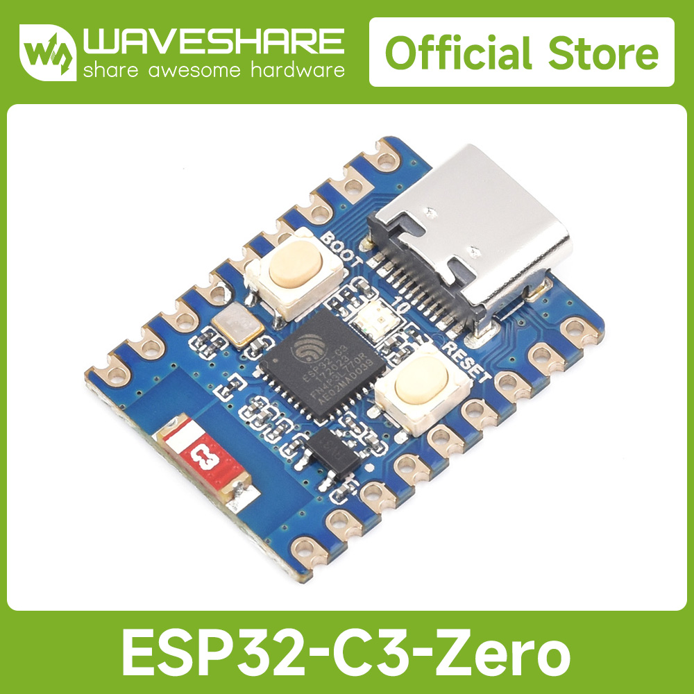 لوحة تطوير Waveshare ESP32-C3  - مراجعة Esp32 C3 وسعره