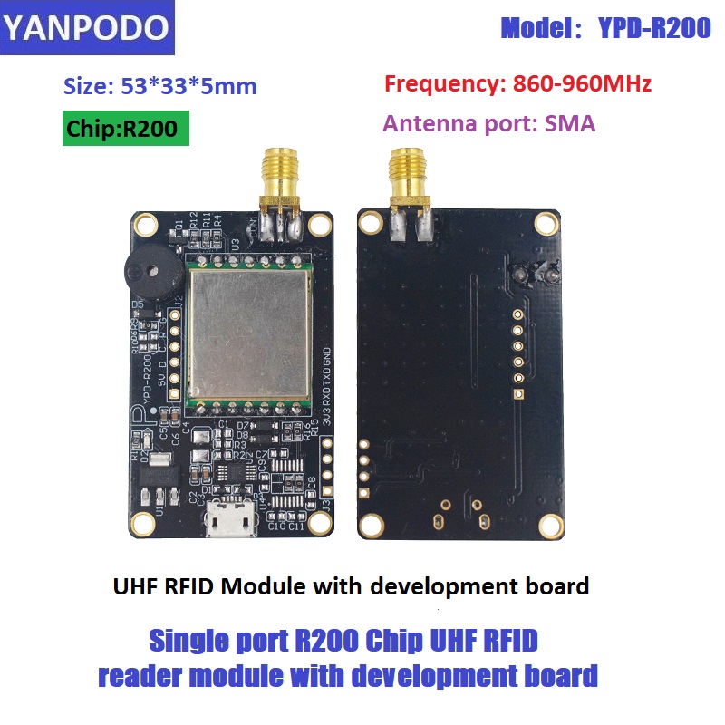 وحدة قارئ RFID UHF مع شريحة R2 - مراجعة Esp32 Uart Module وسعره