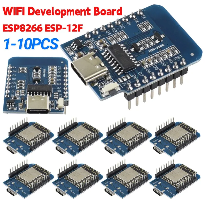1-10 قطعة ESP8266 ESP-12F D1 ل - مراجعة Esp8266 وسعره