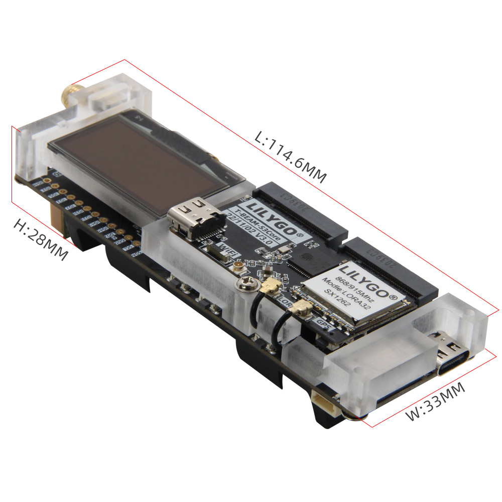 LILYGO® SoftRF T-Beam SUPREME  - مراجعة Esp32 Wifi Bluetooth Module وسعره