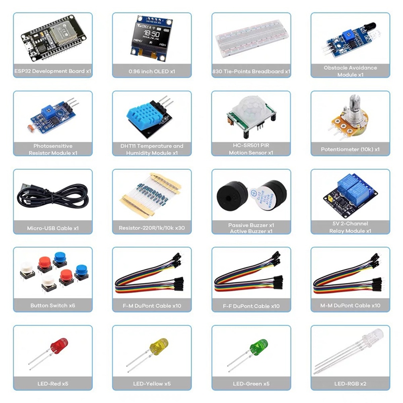 مجموعة ESP32 الجديدة للوحة تطو - مراجعة Esp32 وسعره